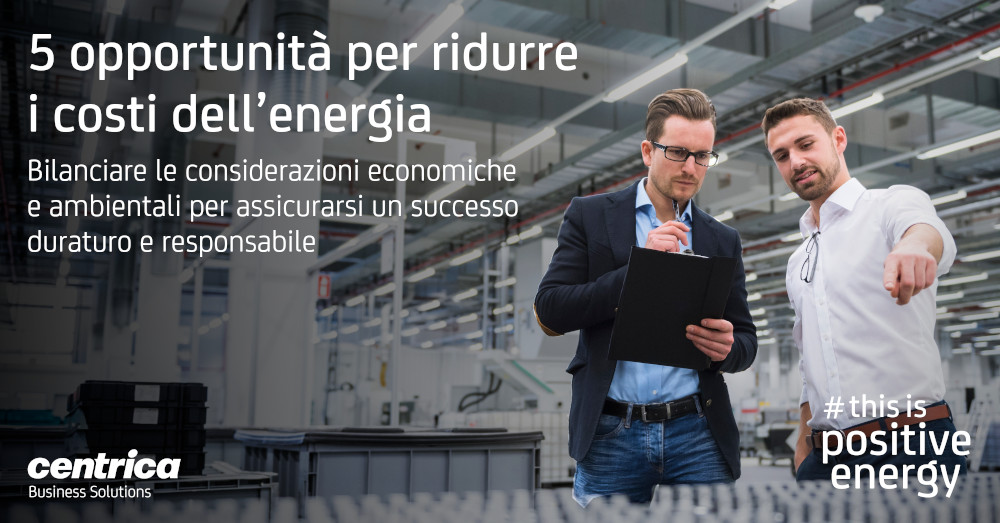 Centrica Una Guida Per Le Aziende 5 Opportunita Per Ridurre I Costi Dell Energia Qualenergia It